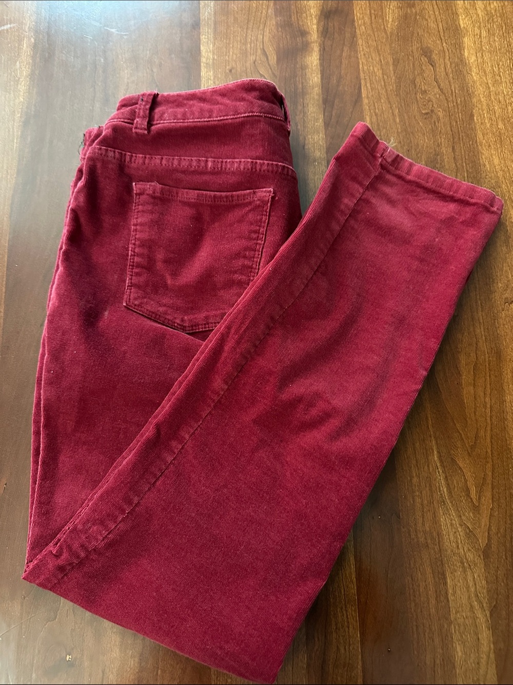 Liz Claiborne Women’s Burgundy corduroy Jeans